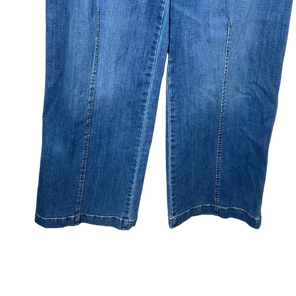 SPANX x REVOLVE Seamed Front Wide Leg Jean in Vintage Indigo 20407R - Picture 6 of 11